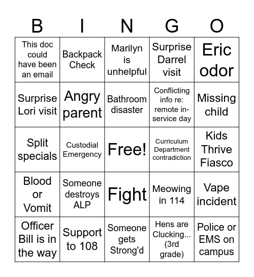🍂🍁November Bingo 🍁🍂 Bingo Card