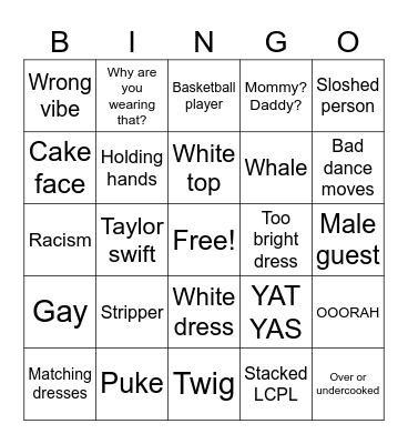 USMC Bingo Card