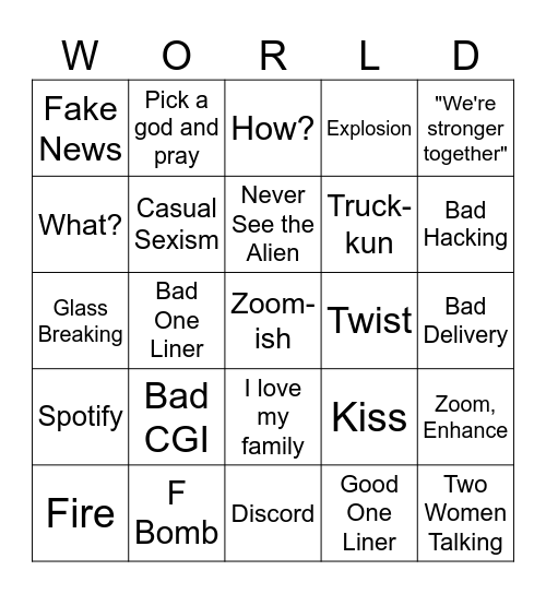 War of the Bingo Card