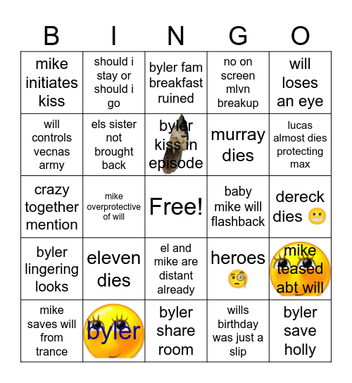 st5 Bingo Card