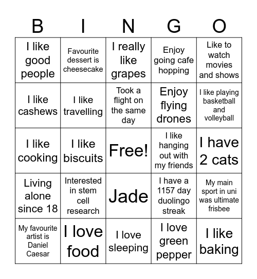 SCAHK Welcome Party Bingo! Bingo Card