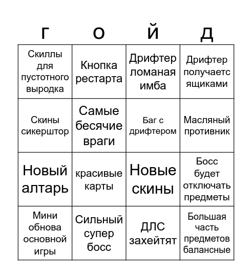 Alloyed Collective от великих философов Bingo Card