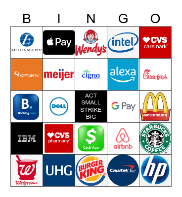 MIDDLE CLASS MIDDLE FINGER BOYCOTT BINGO 4 Bingo Card