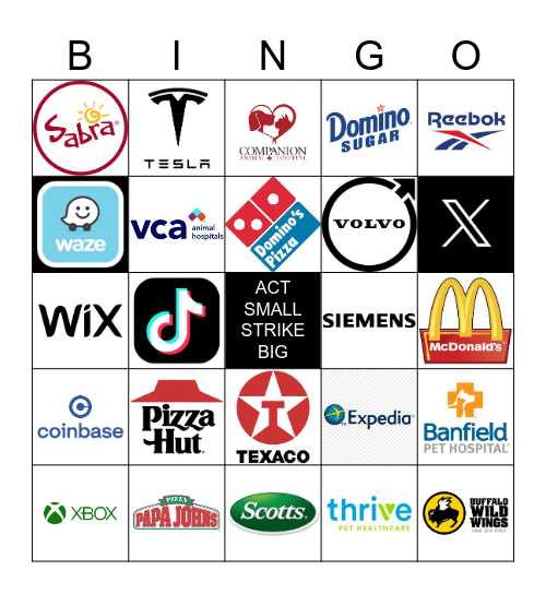 MIDDLE CLASS MIDDLE FINGER BOYCOTT BINGO 5 Bingo Card