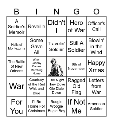 Veteran's Day Bingo Card