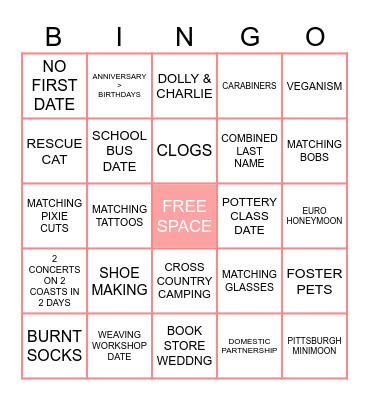 SONCOURT HERSTORY Bingo Card