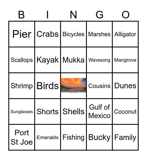 St. George Bingo Card