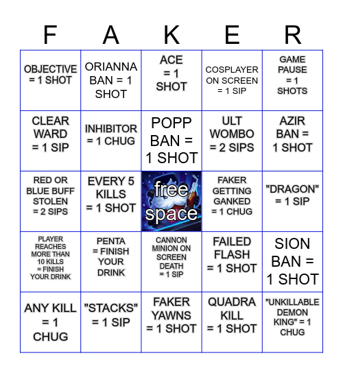 WORLDS BINGO Card