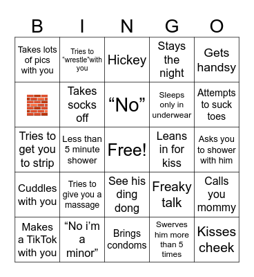 Cringe Tyler moments Bingo Card