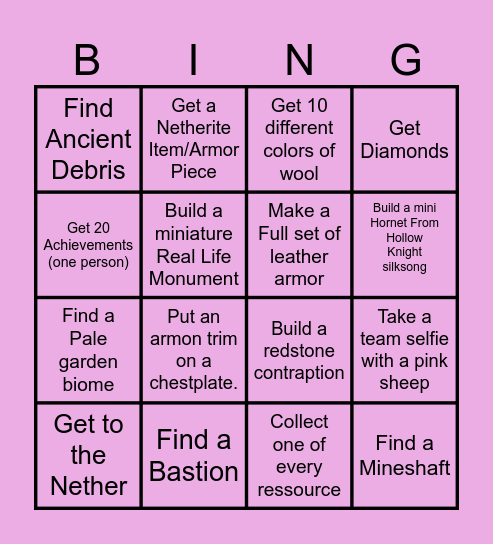 Road To Dragon! Bingo Card