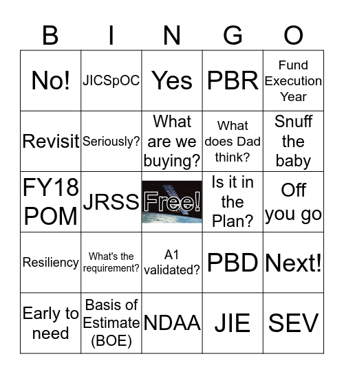 FY19 POM  Bingo Card