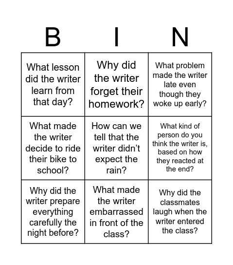 RECOUNT TEXT Bingo Card