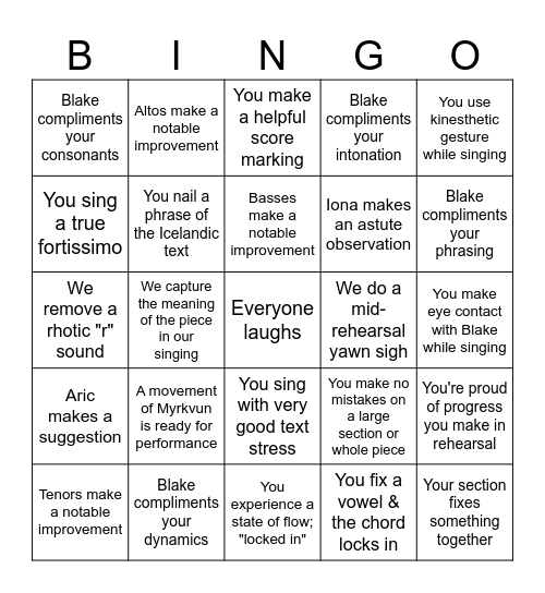 Renova Bingo #1 (11.9.25) Bingo Card