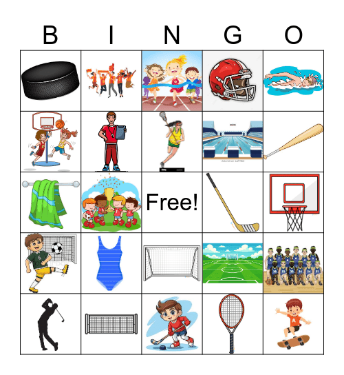 Los deportes Bingo Card