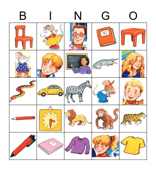Happy House 2 Bingo Card