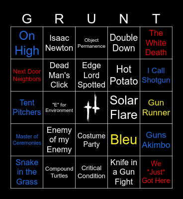 The Timber Lodge, v3.2 Bingo Card