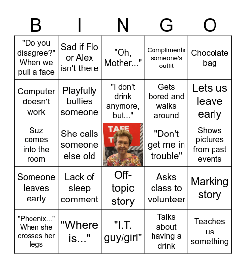 Peta Bingo Card