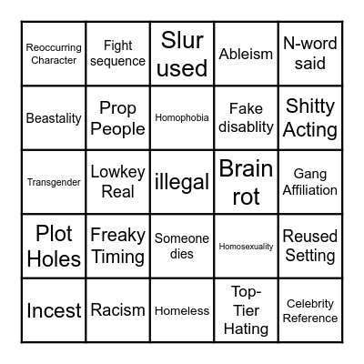 Tomorrow's Teachings Bingo Card