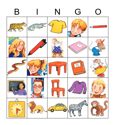 Happy House 2 Bingo Card