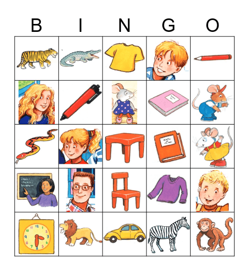 Happy House 2 Bingo Card