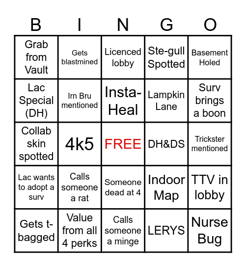 Laculans Subathon Special (K) Bingo Card