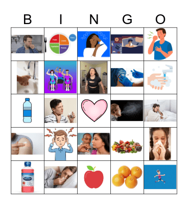 Healthy Bingo Card