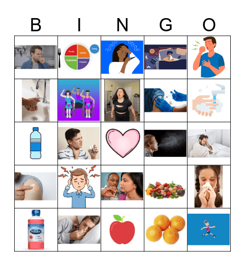 Healthy Bingo Card