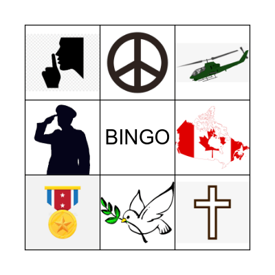 REMEMBRANCE DAY Bingo Card