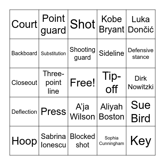 JACKPOT Bingo Card