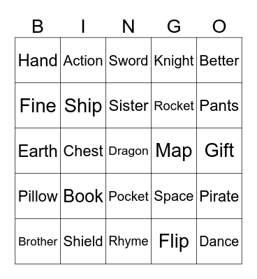 BOOK BINGO Card
