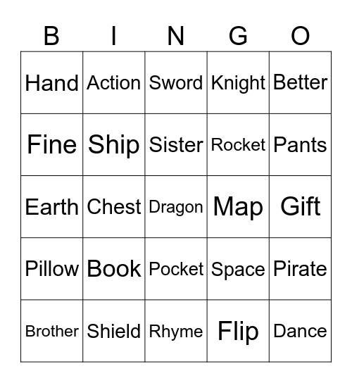 BOOK BINGO Card