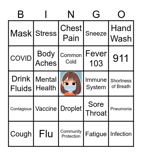 RESPIRATORY ILLNESS Bingo Card