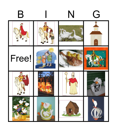 Márton napi Bingo Card