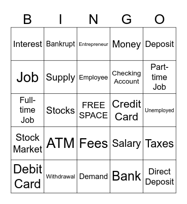 Aspire Bingo Card