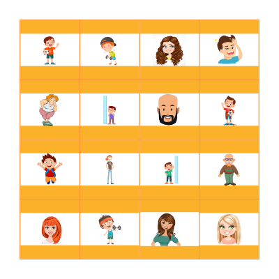 PHYSICAL APPEARANCE Bingo Card