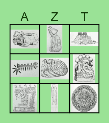 Bingo Azteca Bingo Card