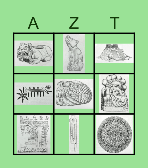 Bingo Azteca Bingo Card