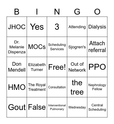 We The People Bingo Baddies Bingo Card
