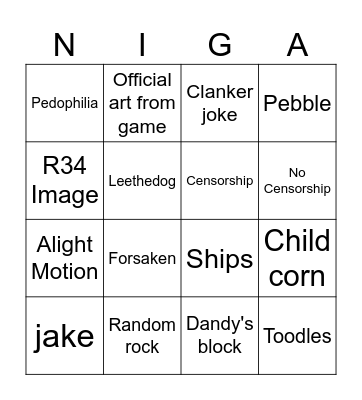 I hate my life Bingo Card