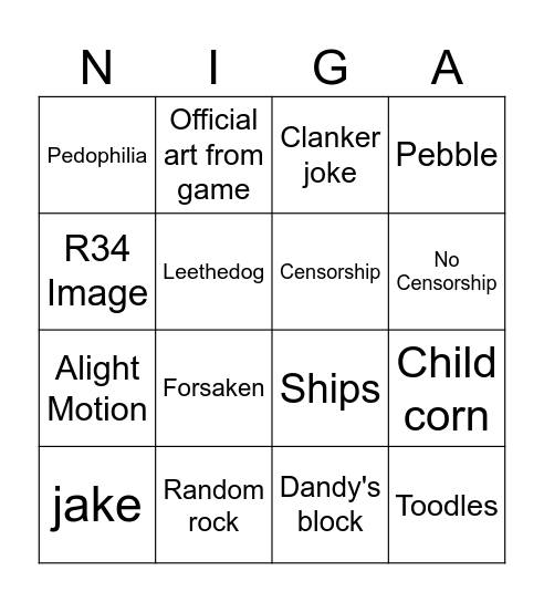 I hate my life Bingo Card