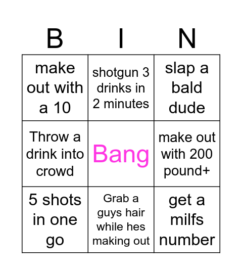 St johns bingo Card