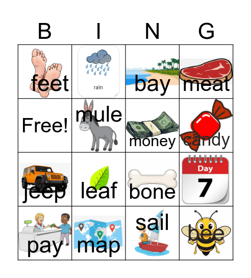 Reading Bingo Card