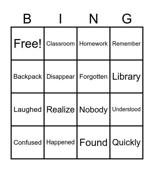 Noun clause with Wh-words Bingo Card
