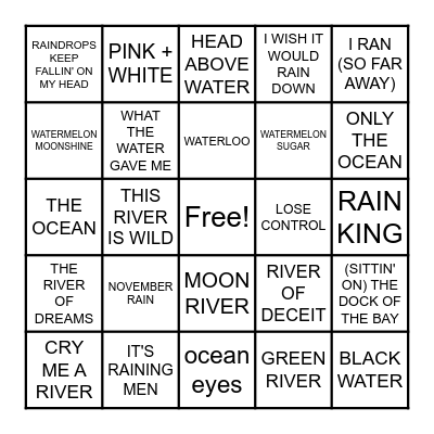 NAVY! Bingo Card