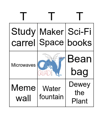 Upper School Tours Bingo Card