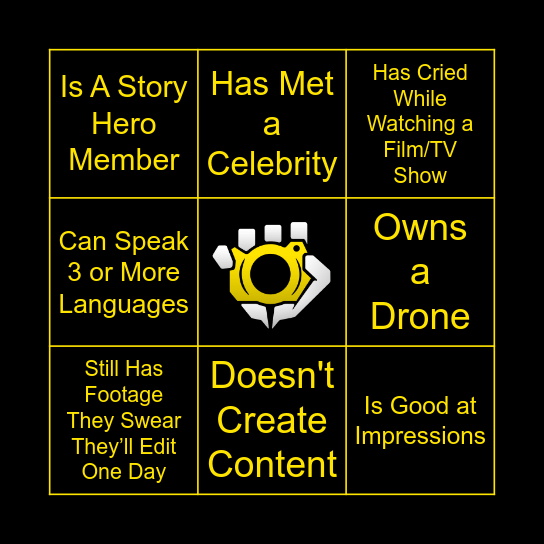 STORY HERO BINGO Card