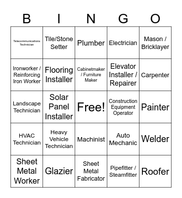 Hands On Heroes Bingo Card