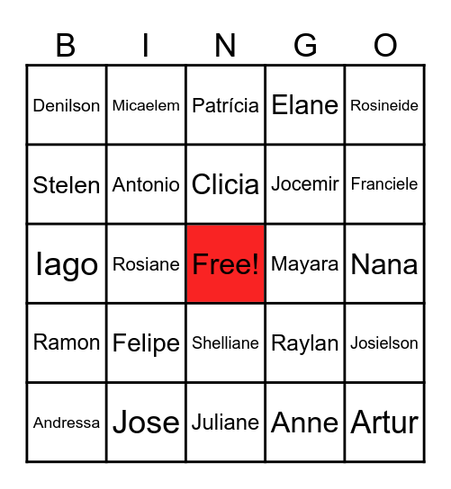 informática  avançada Bingo Card