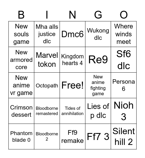State of Play Japan Bingo Card