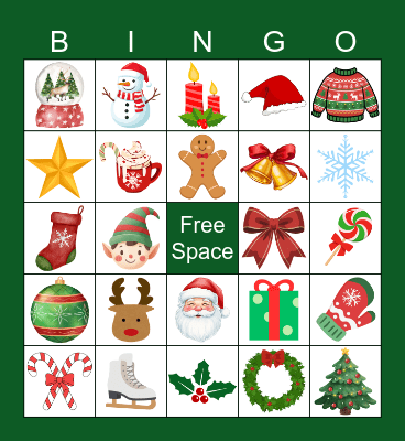 Holiday Bingo! Bingo Card